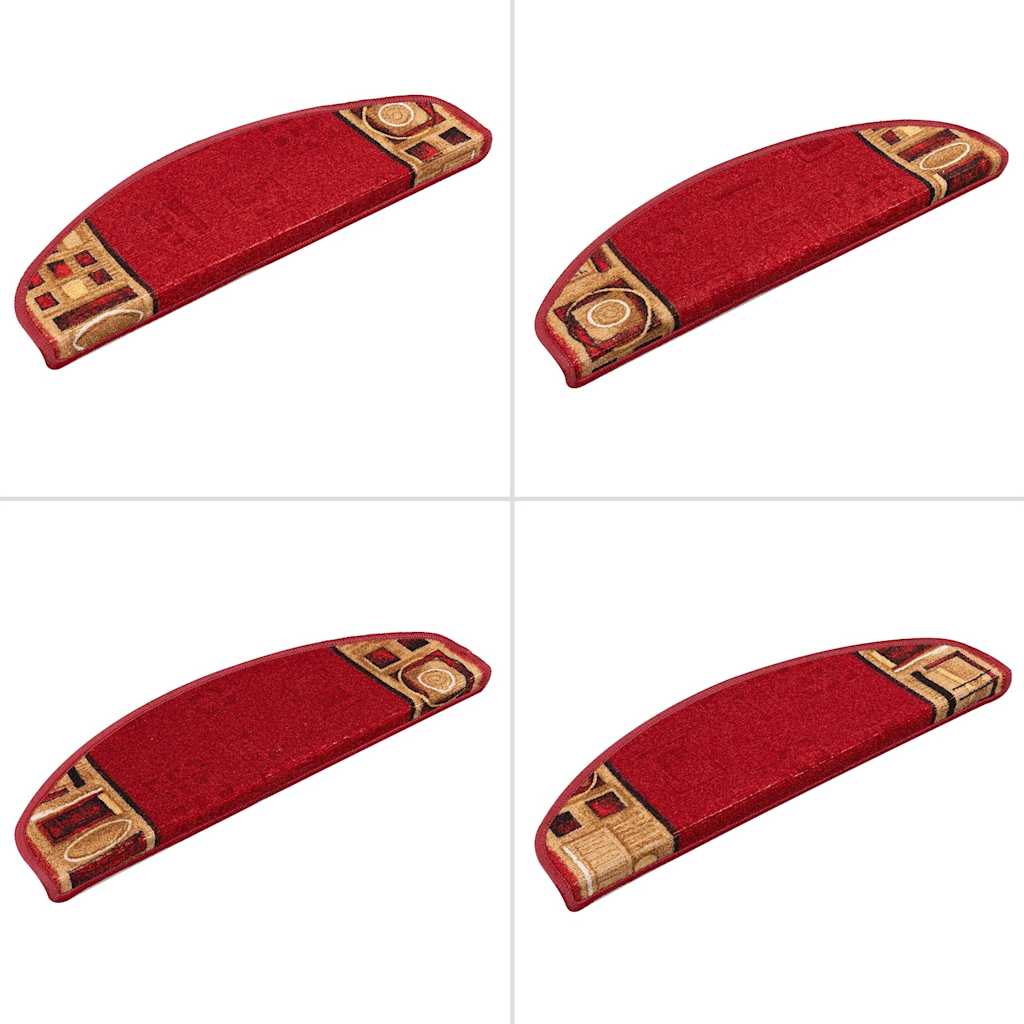 Stufenmatten Selbstklebend 5 Stk. 65x21x4 cm Rot