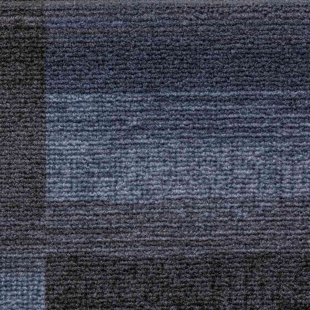 Stufenmatten Selbstklebend 10 Stk 65x21x4 cm Schwarz Grau