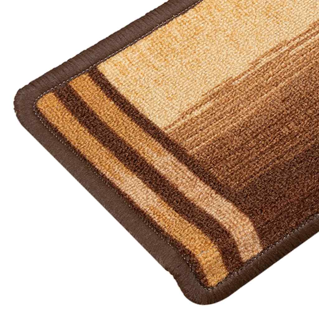 Stufenmatten Selbstklebend 5 Stk. 65x21x4 cm Braun