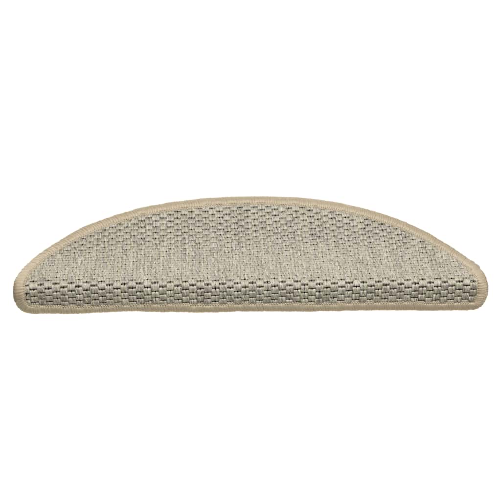 Treppenmatten Selbstklebend Sisal-Look 15 Stk 56x17x3 Hellgrün