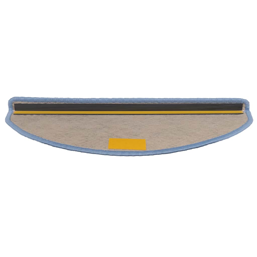 Treppenmatten Selbstklebend Sisal-Optik 15 Stk. 65x21x4 cm Blau