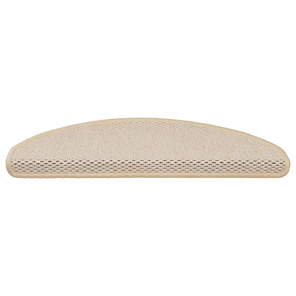 Treppenmatten Selbstklebend Sisal-Look 15 Stk. 65x21x4 Berber
