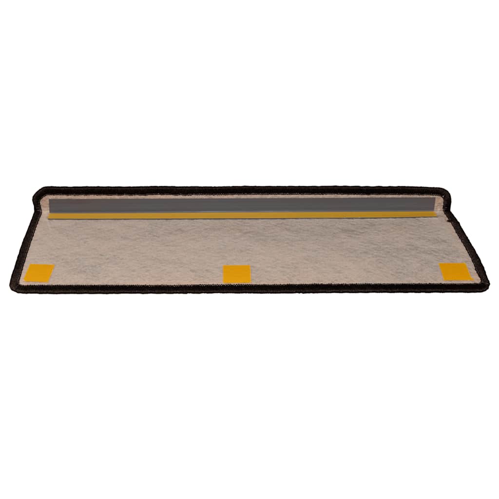 Treppenmatten Selbstklebend Sisal 15 Stk. 65x21x4 cm Anthrazit