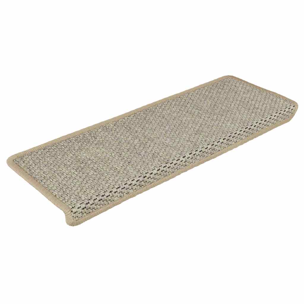 Treppenmatten Selbstklebend Sisal-Look 15 Stk 65x21x4 Hellgrün