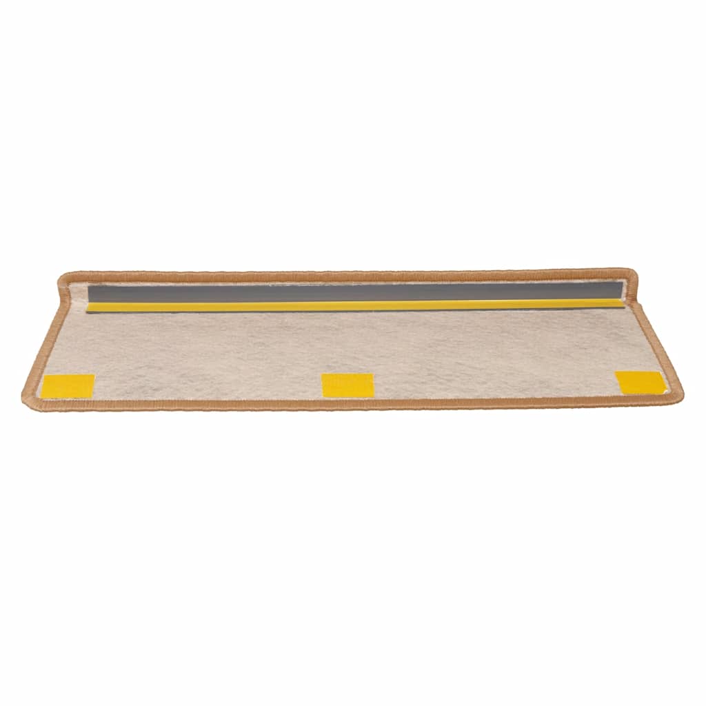 Treppenmatten Selbstklebend Sisal-Optik 15Stk. 65x21x4cm Sisal