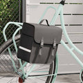 Fahrradtasche für Gepäckträger Wasserdicht 21 L Schwarz