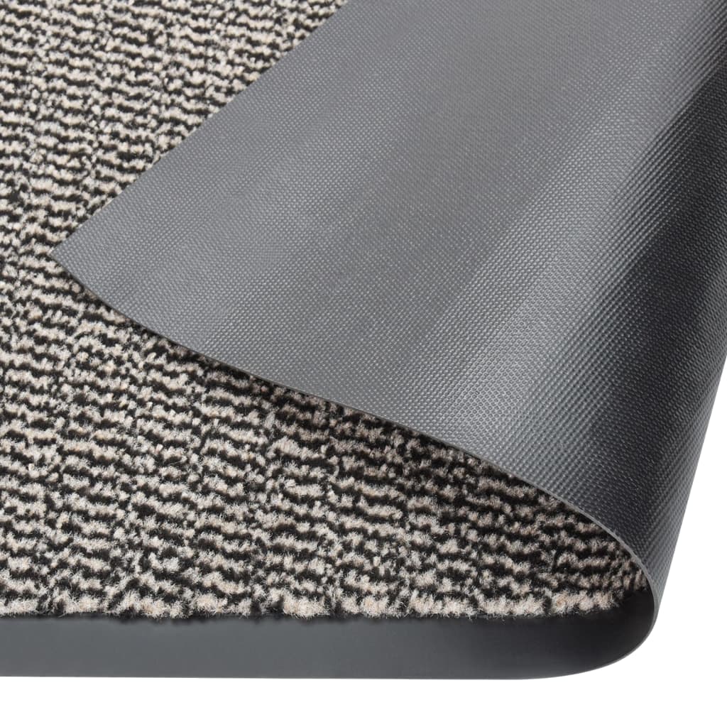Fußmatte getuftet 60x150 cm Hellbraun