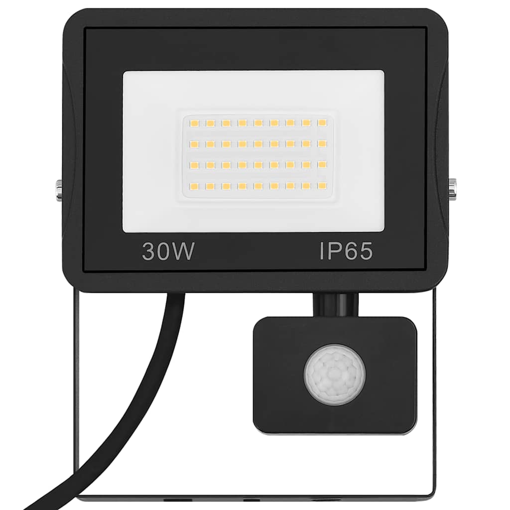 LED-Fluter mit Sensor 30 W Warmweiß