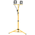 LED-Fluter mit Stativ 2x20 W Warmweiß