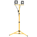 LED-Fluter mit Stativ 2x30 W Warmweiß