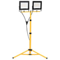 LED-Fluter mit Stativ 2x100 W Kaltweiß