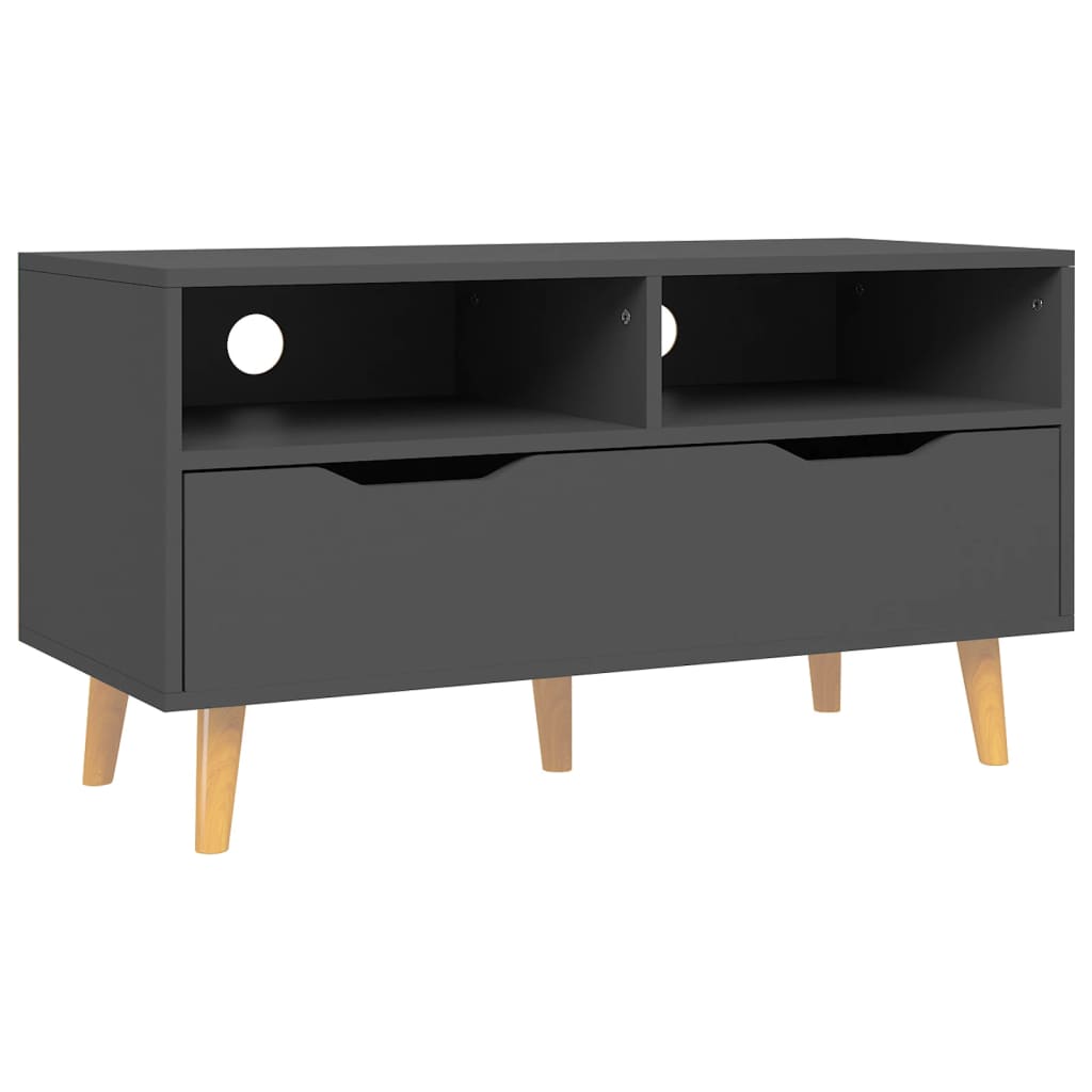 TV-Schrank Grau 90x40x48,5 cm Holzwerkstoff