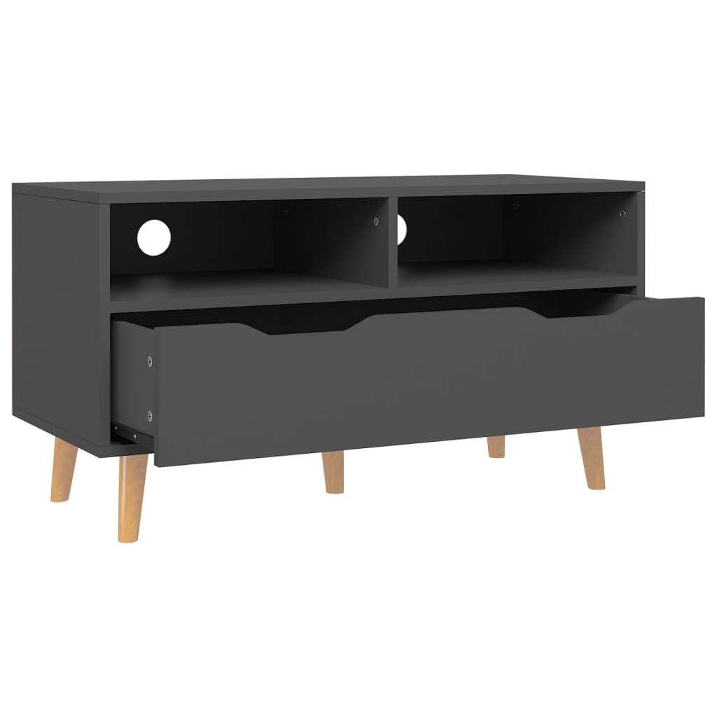 TV-Schrank Grau 90x40x48,5 cm Holzwerkstoff