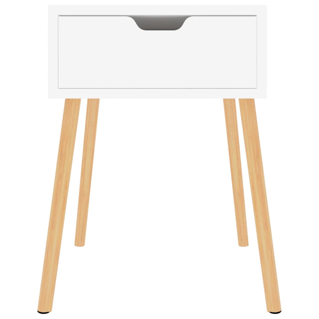 Nachttisch Weiß 40x40x56 cm Holzwerkstoff