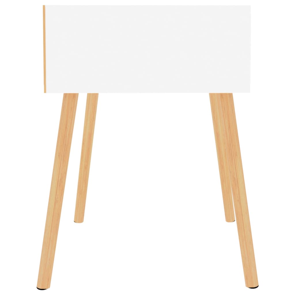 Nachttisch Weiß 40x40x56 cm Holzwerkstoff