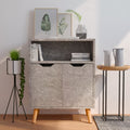 Sideboard Betongrau 60x30x72 cm Holzwerkstoff
