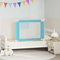 Kleinkind-Bettschutzgitter Blau 100x25 cm Stoff