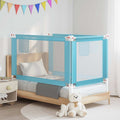 Kleinkind-Bettschutzgitter Blau 140x25 cm Stoff