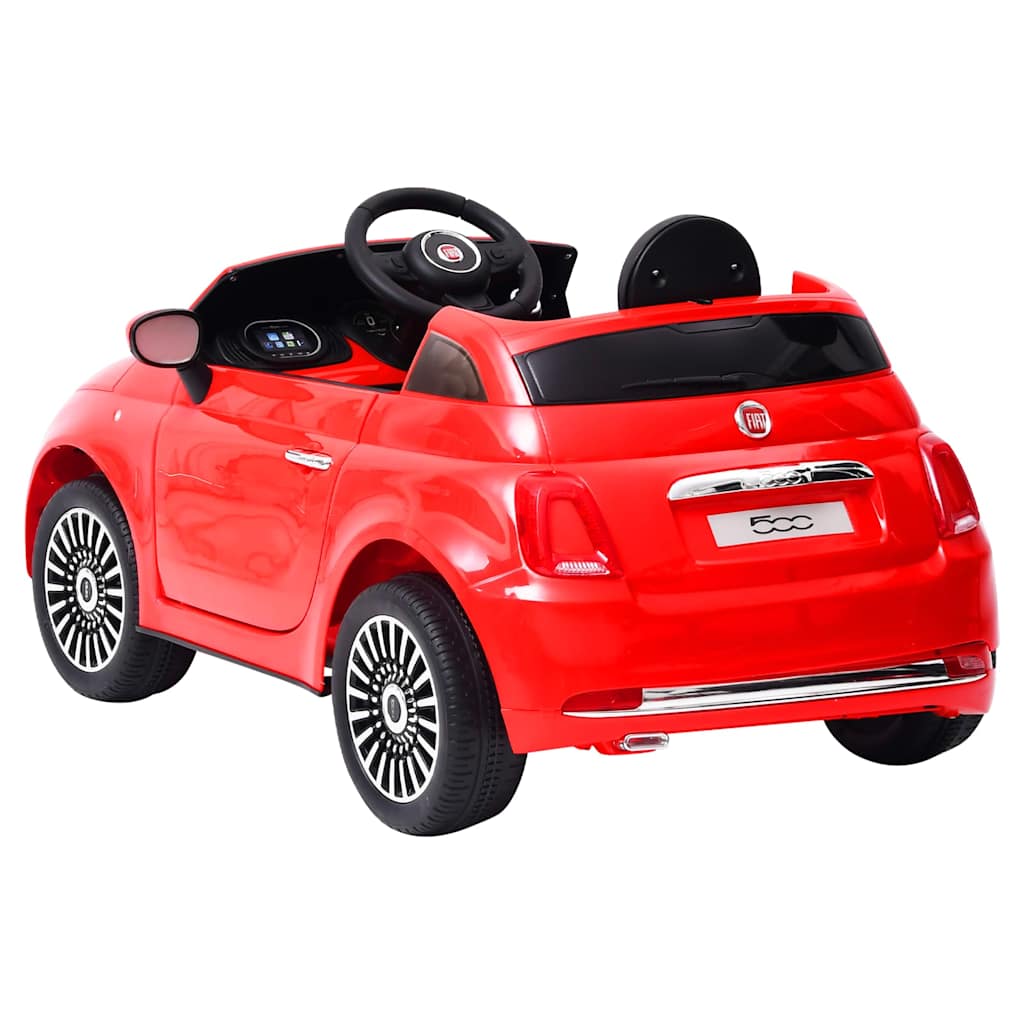 Kinder-Elektroauto Fiat 500 Rot