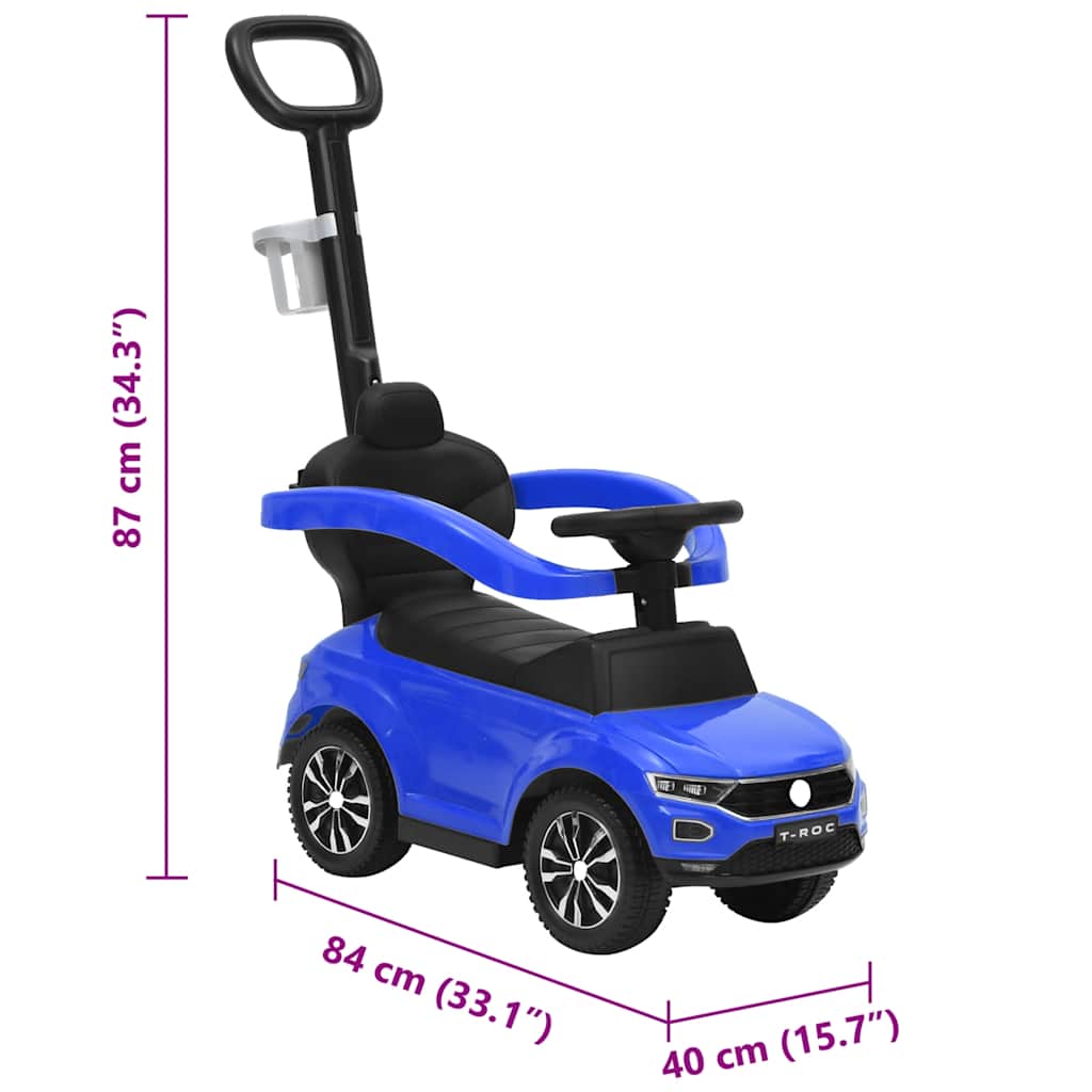 Rutschauto Volkswagen T-Roc Blau