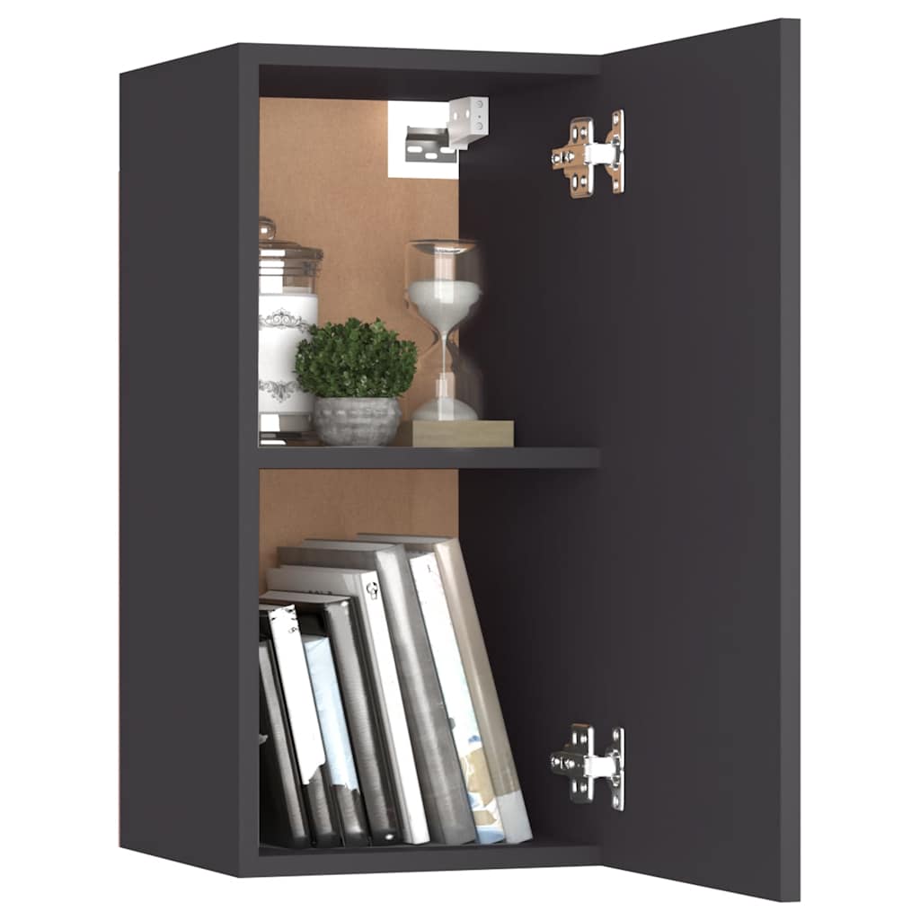 TV-Schrank Grau 30,5x30x60 cm Holzwerkstoff