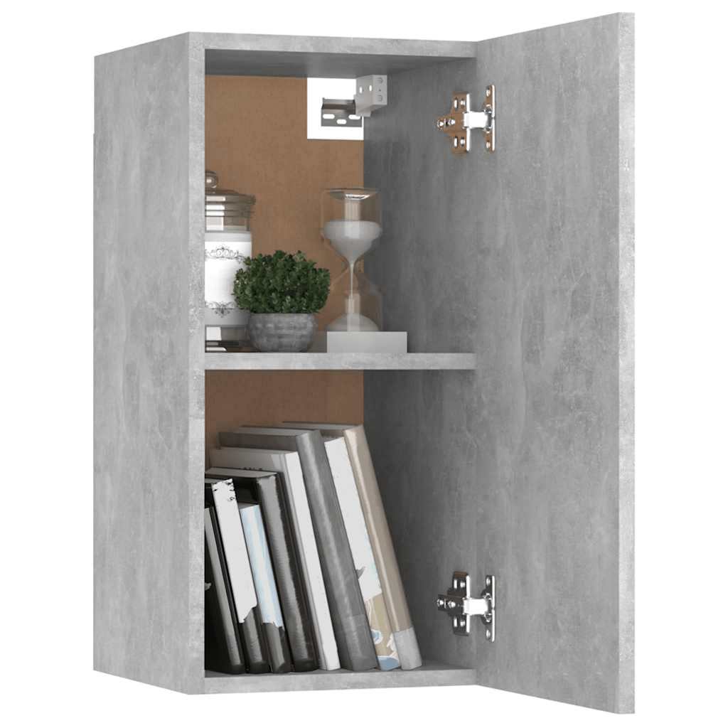 TV-Schrank Betongrau 30,5x30x60 cm Holzwerkstoff