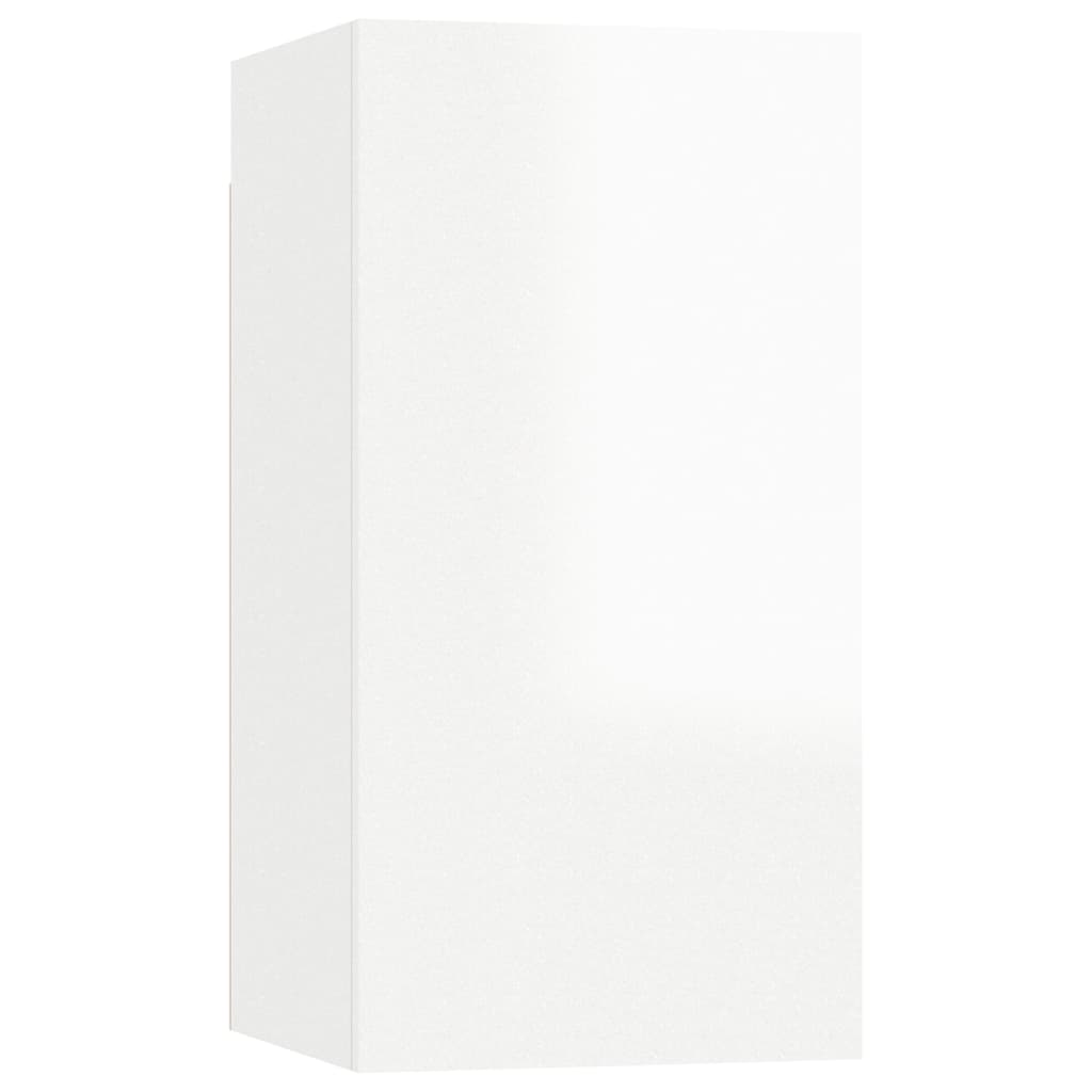 TV-Schrank Hochglanz-Weiß 30,5x30x60 cm Holzwerkstoff