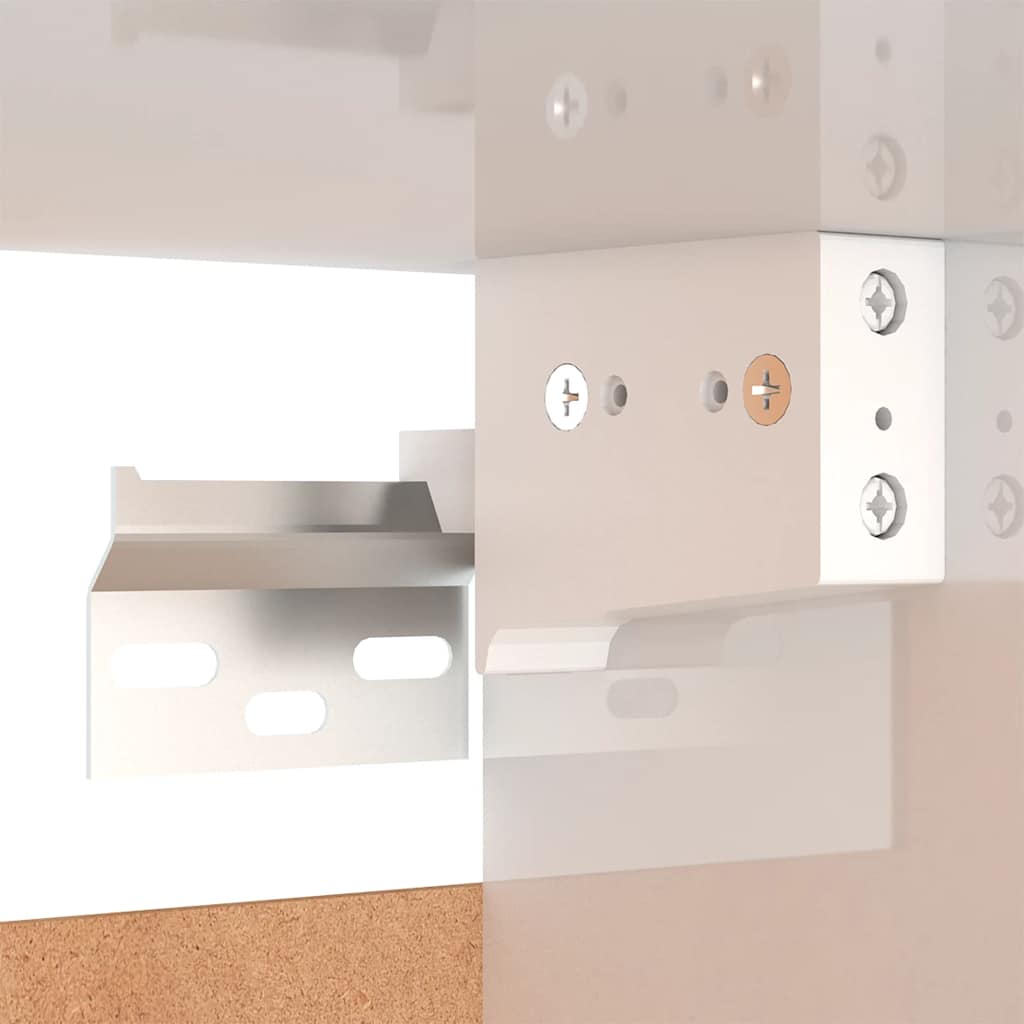 TV-Schrank Hochglanz-Weiß 30,5x30x60 cm Holzwerkstoff