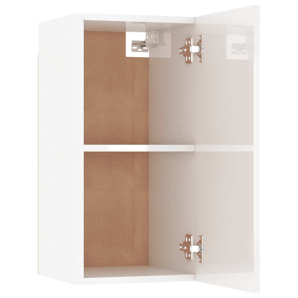 TV-Schrank Hochglanz-Weiß 30,5x30x60 cm Holzwerkstoff