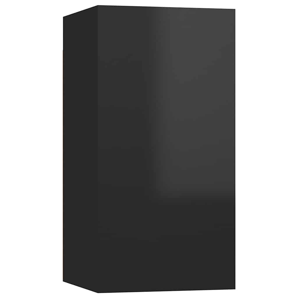 TV-Schrank Hochglanz-Schwarz 30,5x30x60 cm Holzwerkstoff