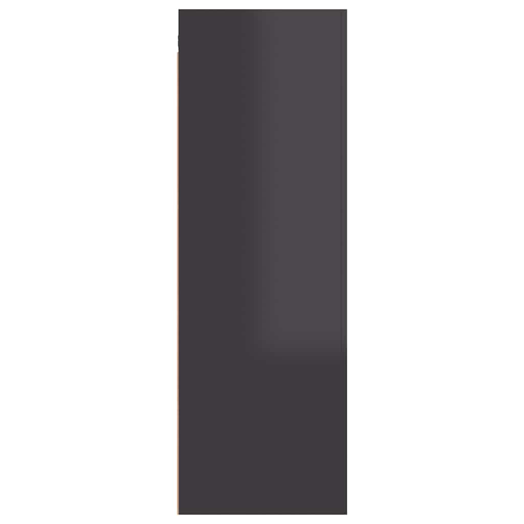TV-Schrank Hochglanz-Grau 30,5x30x90 cm Holzwerkstoff