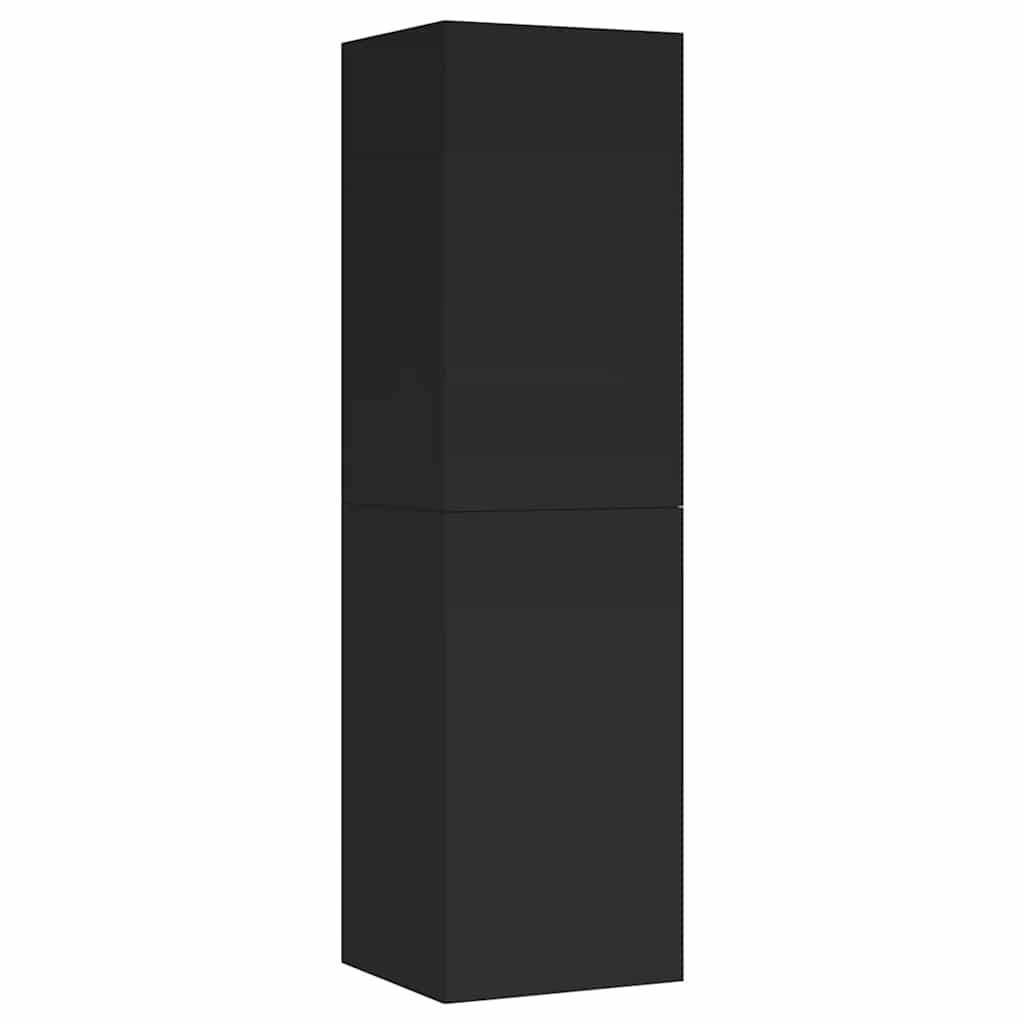 TV-Schrank Schwarz 30,5x30x110 cm Holzwerkstoff