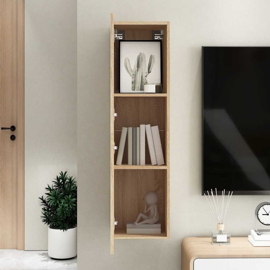 TV-Schrank Sonoma-Eiche 30,5x30x110 cm Holzwerkstoff