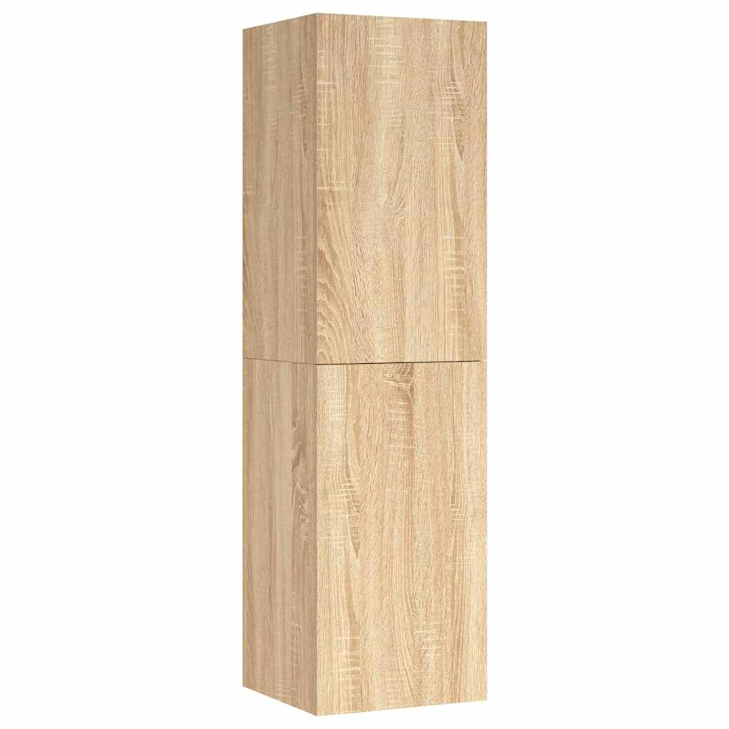 TV-Schränke 2 Stk. Sonoma-Eiche 30,5x30x110 cm Holzwerkstoff