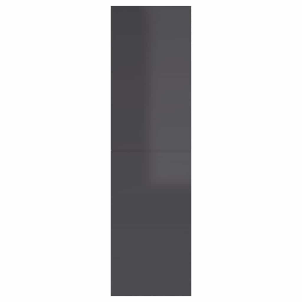 TV-Schrank Hochglanz-Grau 30,5x30x110 cm Holzwerkstoff