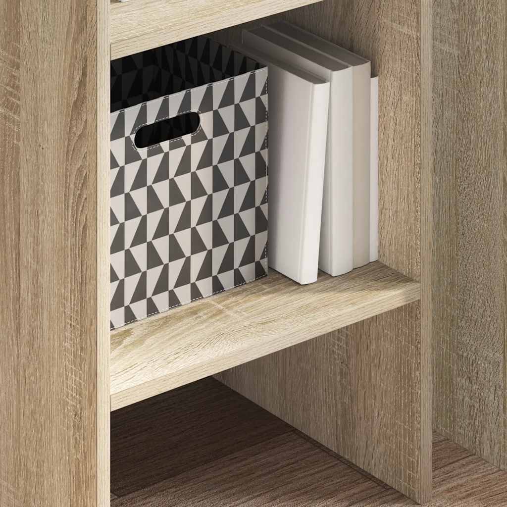 Bücherregal Sonoma-Eiche 40x35x180 cm Holzwerkstoff