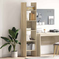 Bücherregal Sonoma-Eiche 40x35x180 cm Holzwerkstoff