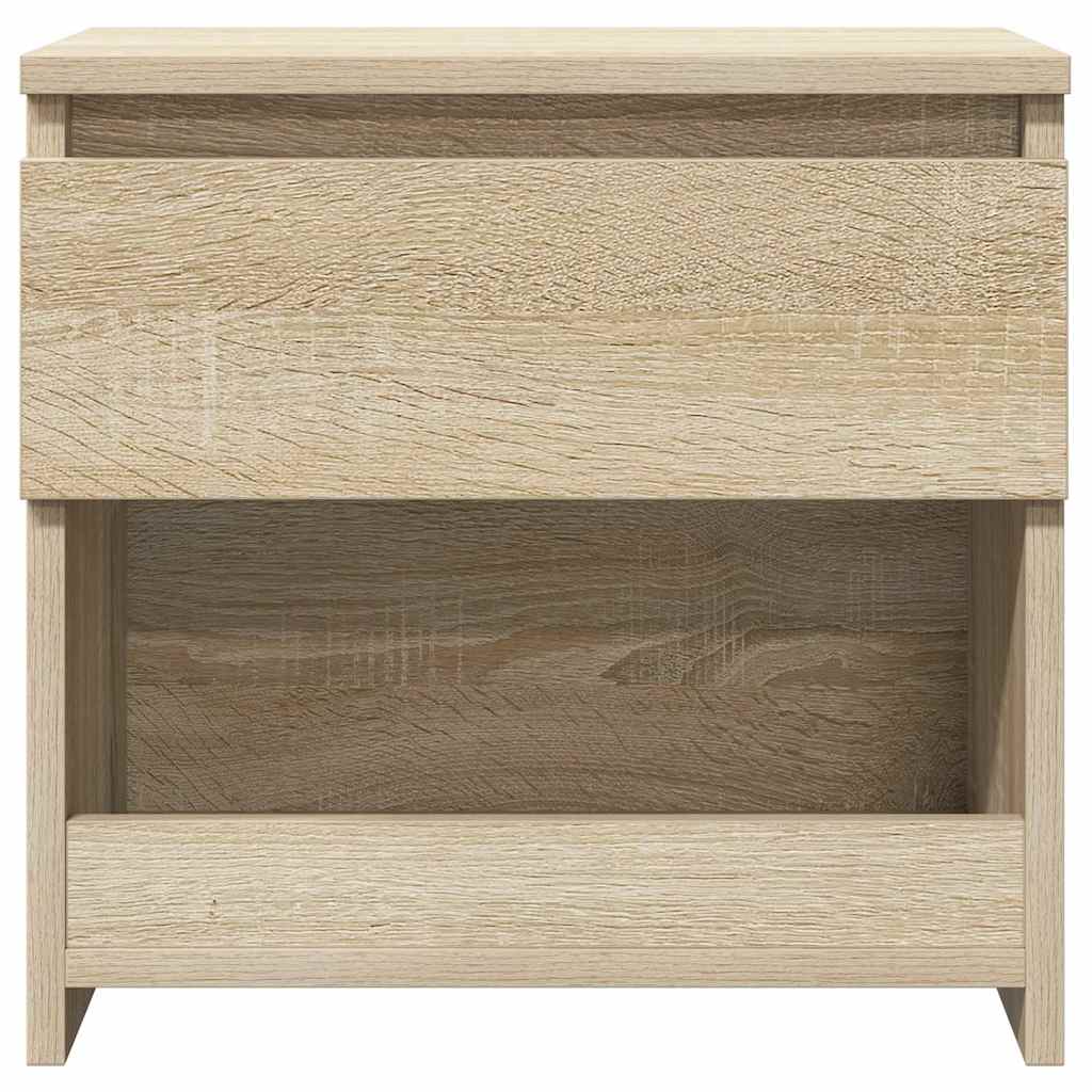 Nachttische 2 Stk. Sonoma-Eiche 40x30x39 cm Holzwerkstoff