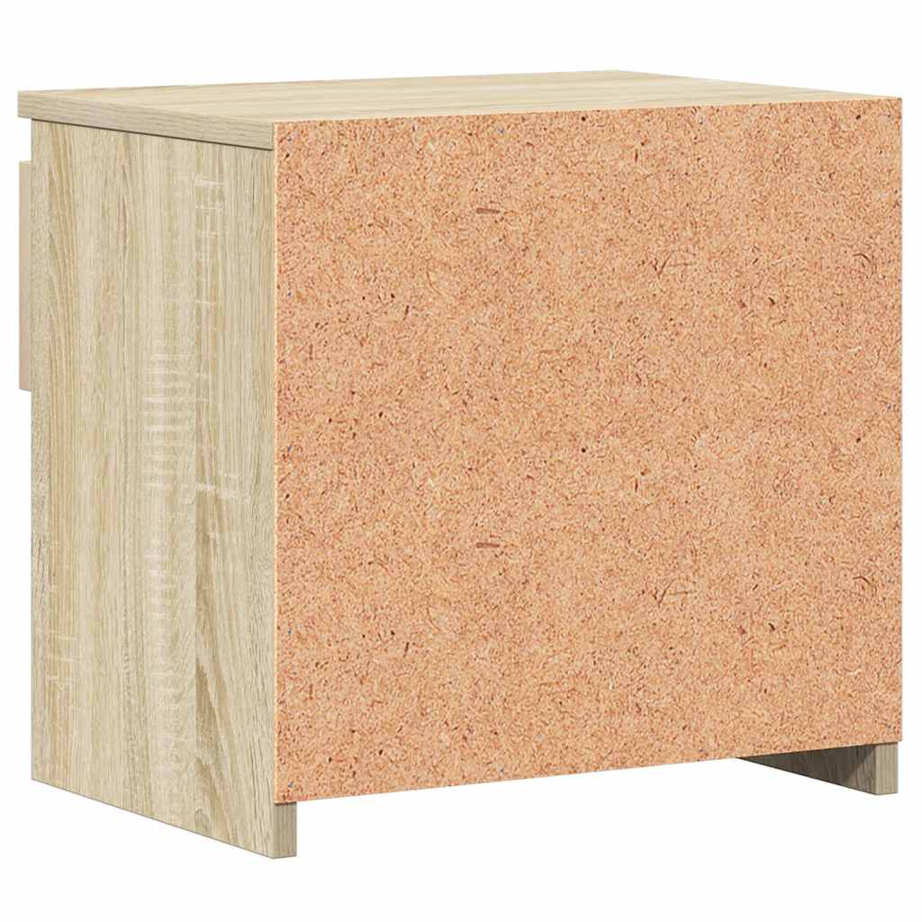 Nachttische 2 Stk. Sonoma-Eiche 40x30x39 cm Holzwerkstoff
