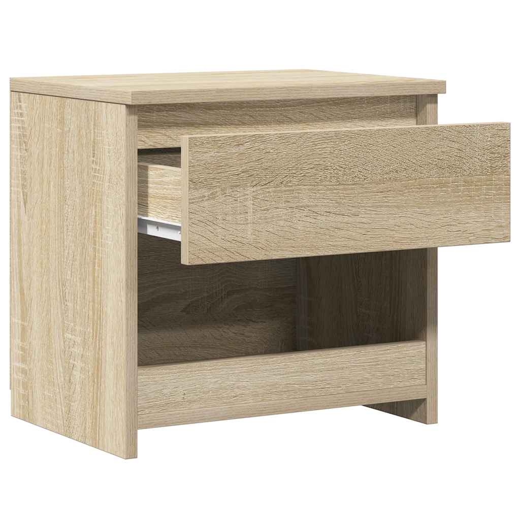 Nachttische 2 Stk. Sonoma-Eiche 40x30x39 cm Holzwerkstoff