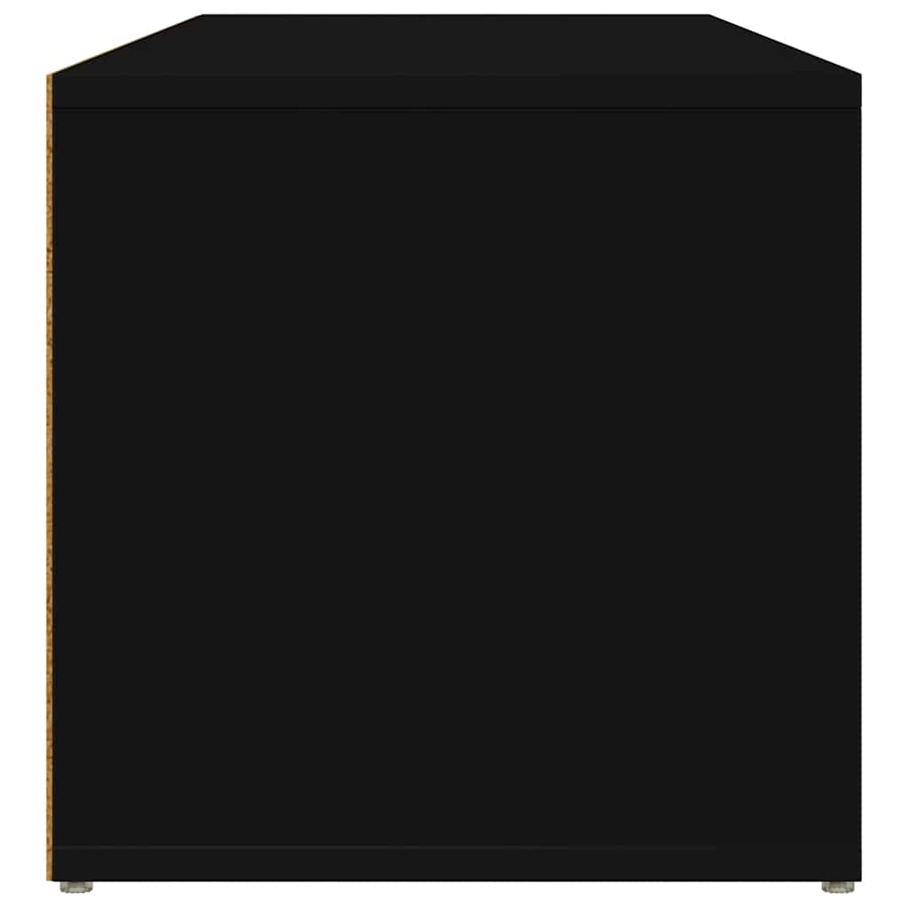 Schuhbank Schwarz 105x35x35 cm Holzwerkstoff
