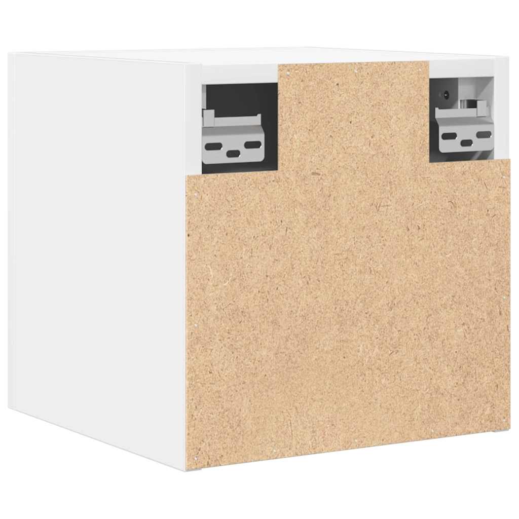 TV-Wandschränke 2 Stk. Weiß 30,5x30x30 cm