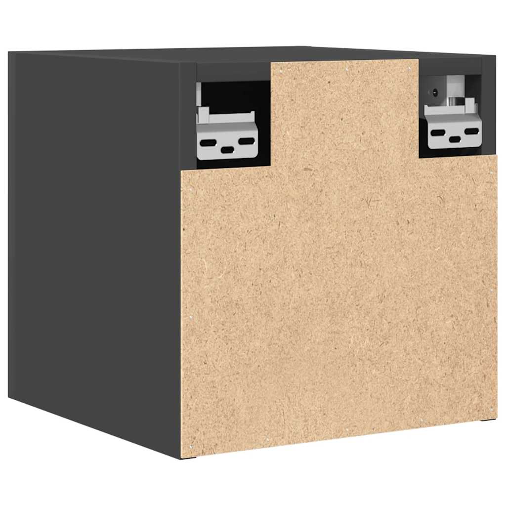 TV-Wandschränke 4 Stk. Grau 30,5x30x30 cm