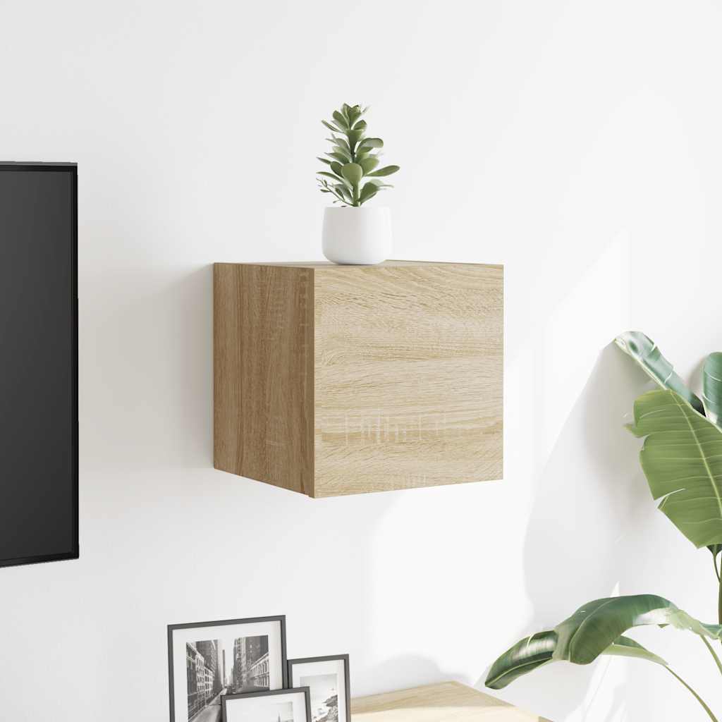 TV-Wandschrank Sonoma-Eiche 30,5x30x30 cm
