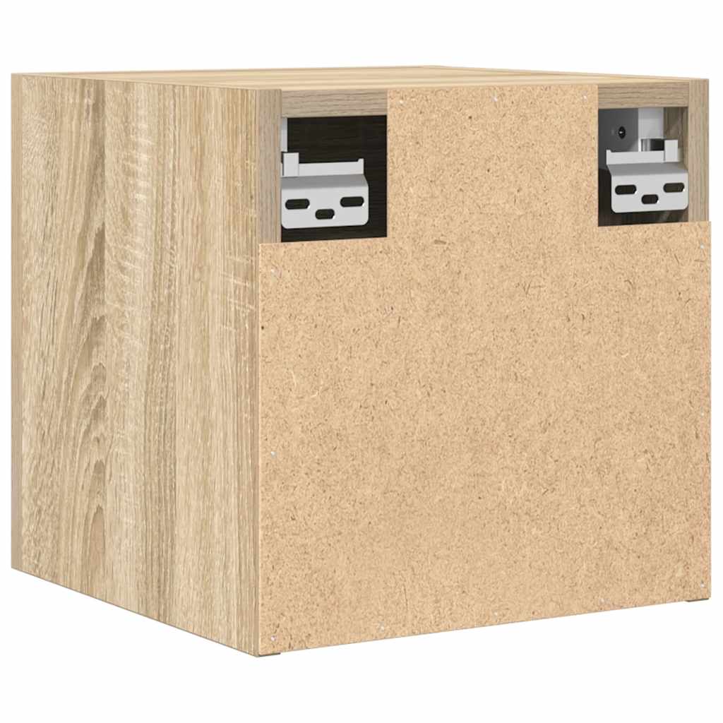 TV-Wandschränke 2 Stk. Sonoma-Eiche 30,5x30x30 cm