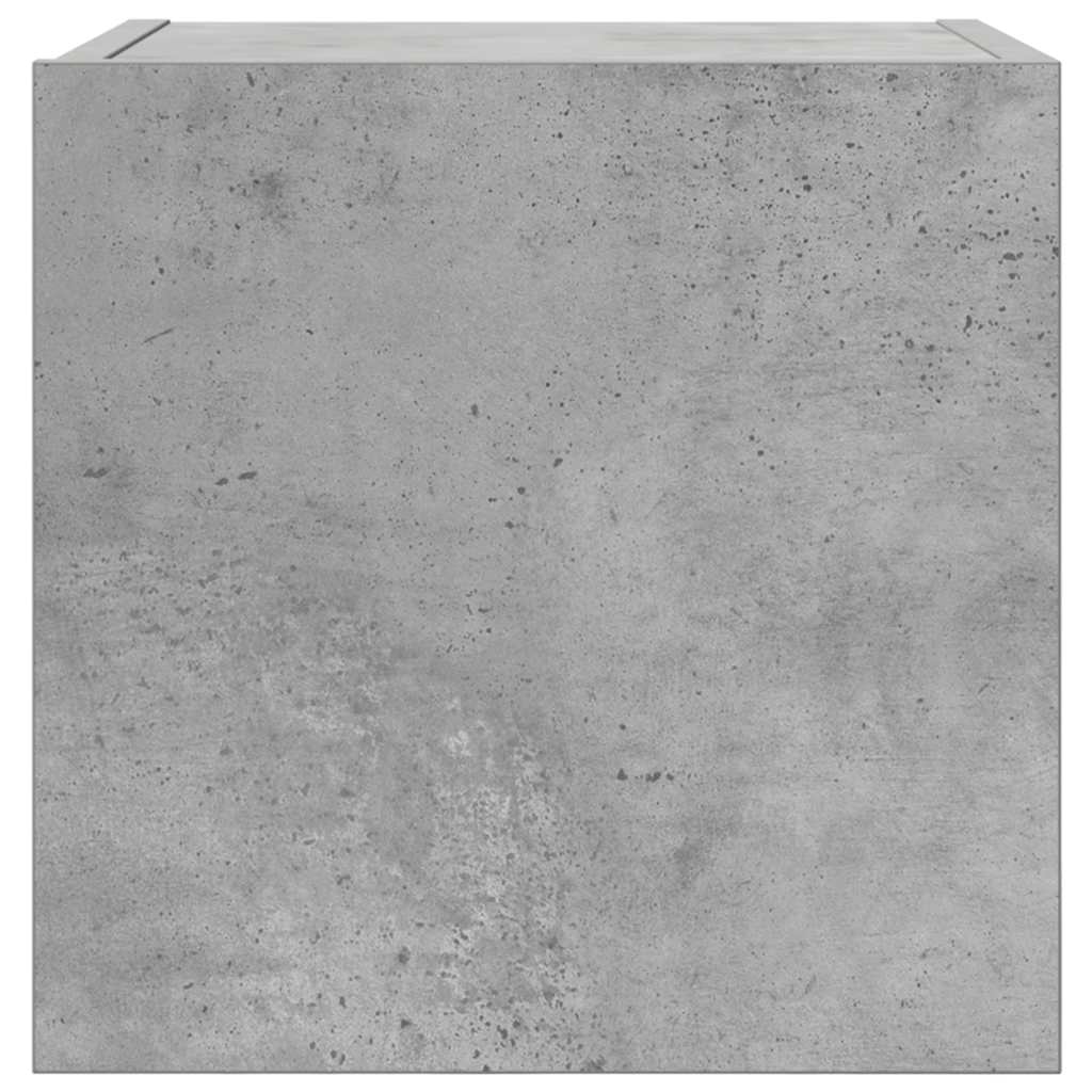 TV-Wandschränke 2 Stk. Betongrau 30,5x30x30 cm