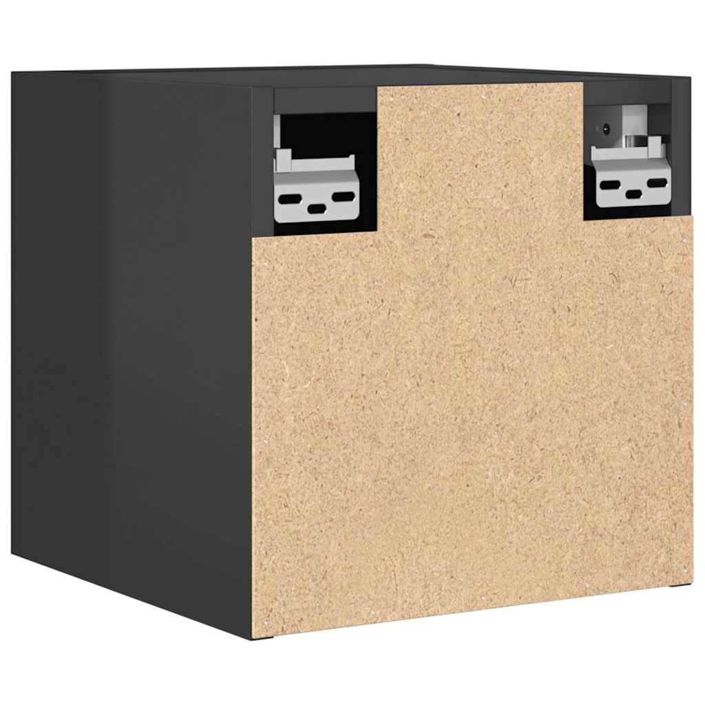 TV-Wandschrank Hochglanz-Grau 30,5x30x30 cm