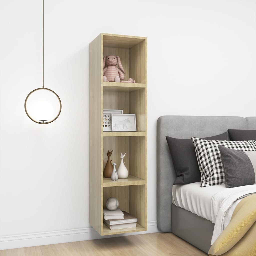Wandschrank Sonoma-Eiche 37x37x37 cm Holzwerkstoff