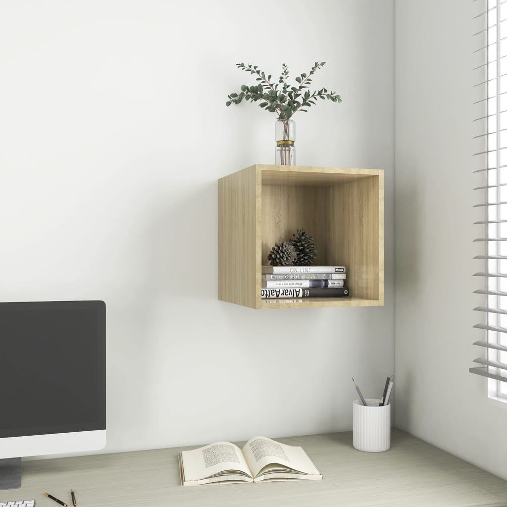 Wandschrank Sonoma-Eiche 37x37x37 cm Holzwerkstoff