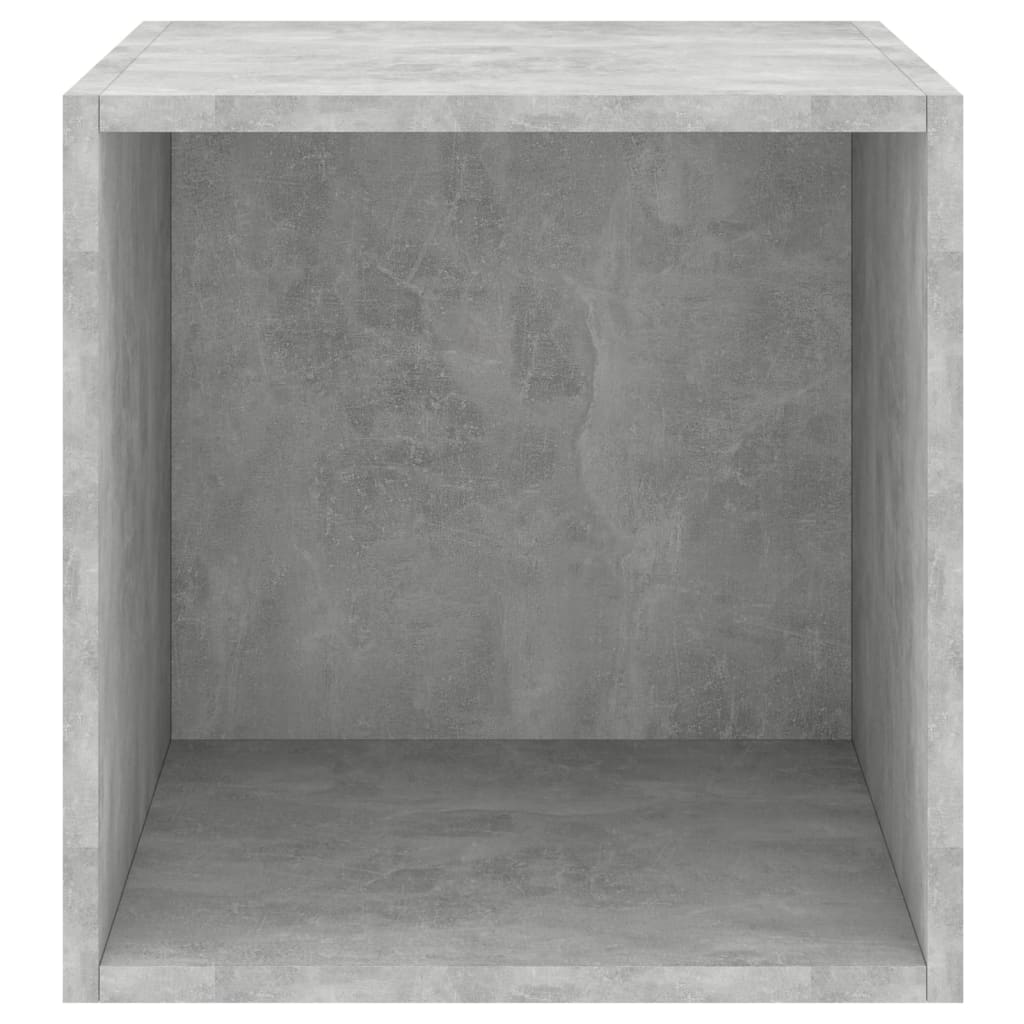 Wandschränke 2 Stk. Betongrau 37x37x37 cm Holzwerkstoff